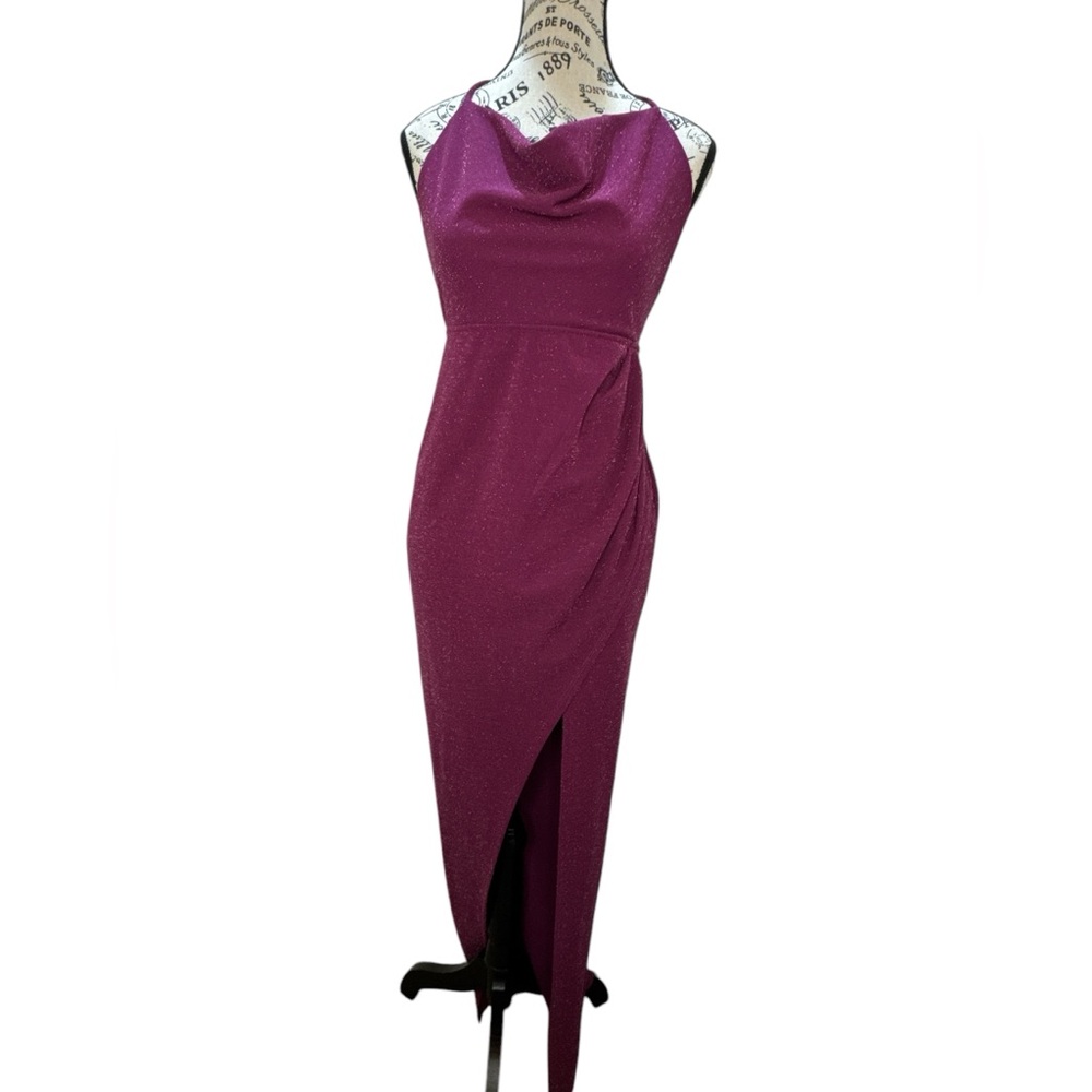 Elegant Purple Women's Dress